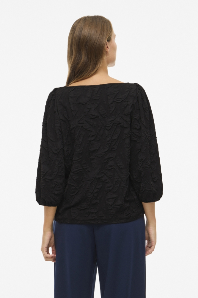 VIDEVERA BOATNECK 3/4 TOP/R 14108582 Black Beauty